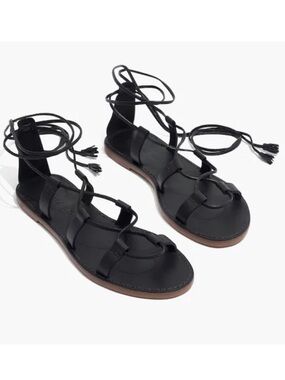 Madewell The Boardwalk Lace Up Gladiator Sandal